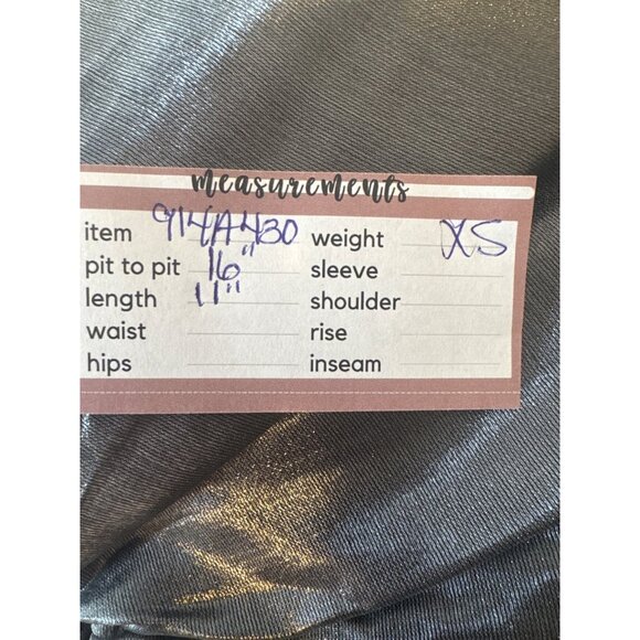 NWT Choosy Extra Small Off-Shoulder Ruffle Crop Top Polyester Spandex Blend - Picture 7 of 12